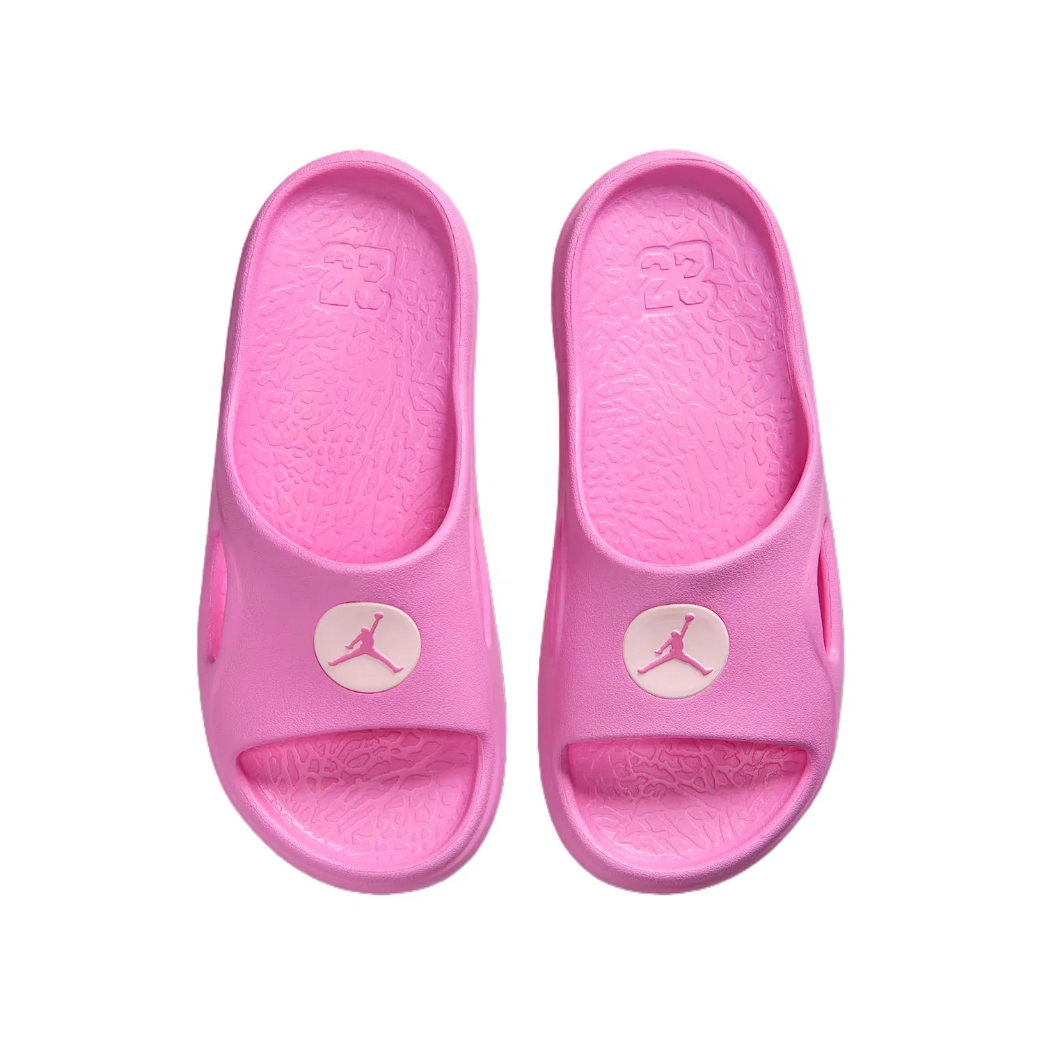 Детские шлепанцы для активного отдыха Jordan Hydrip Jordan, China Red/Foam Pink/China Red — фото 4