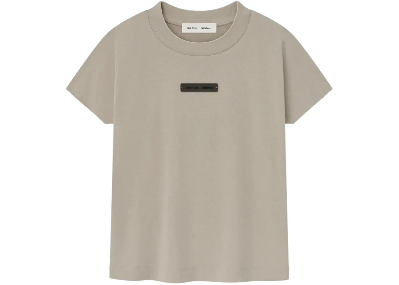 Женская футболка с коротким рукавом Fear of God Essentials Tee, Timber