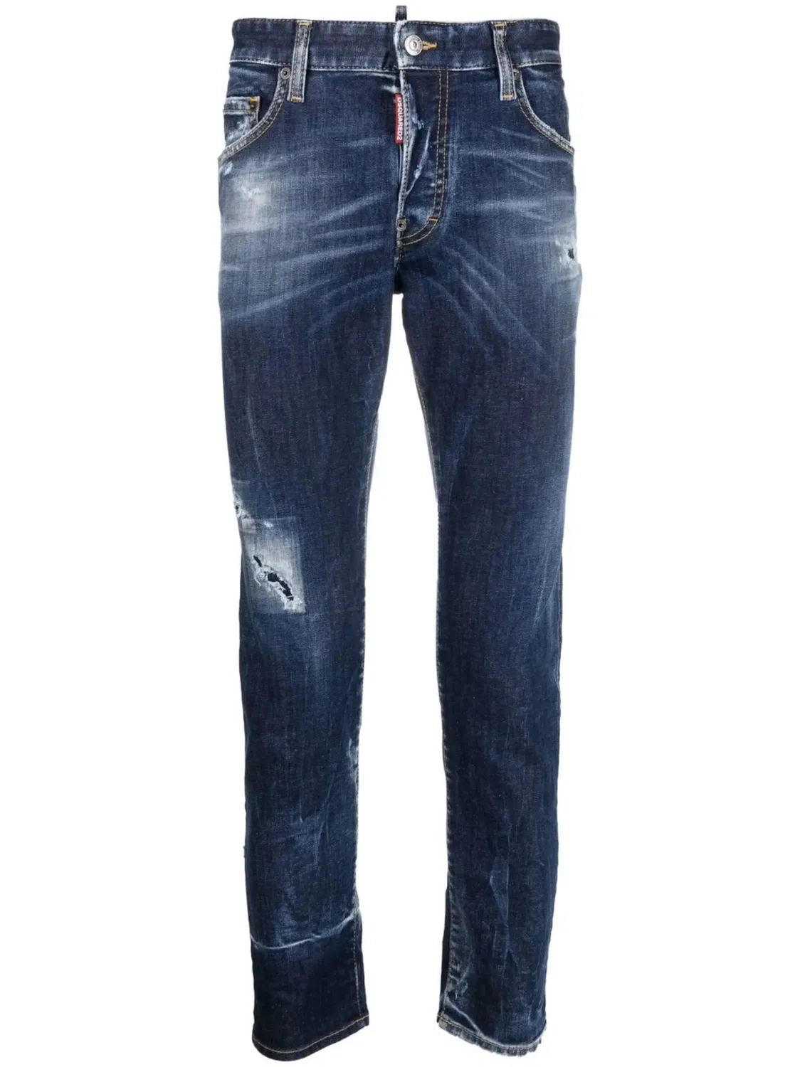 DSQUARED2 Синие узкие джинсы