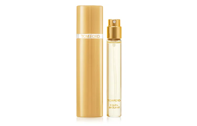 Парфюмерный набор для всех, 10 мл, Sunshine Amber Light Fragrance Travel Pack, TOM FORD, Golden — фото 3