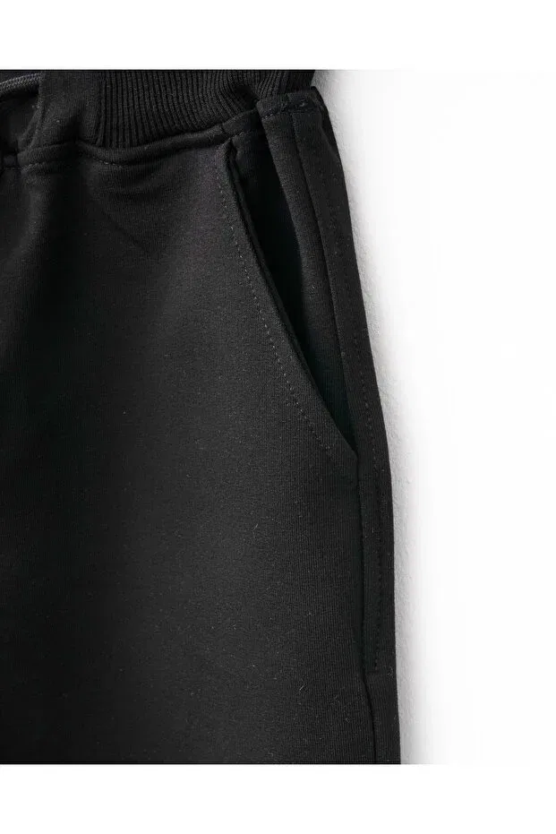Детские спортивные штаны для девочек хлопковые Winimo Kids, Black — фото 2