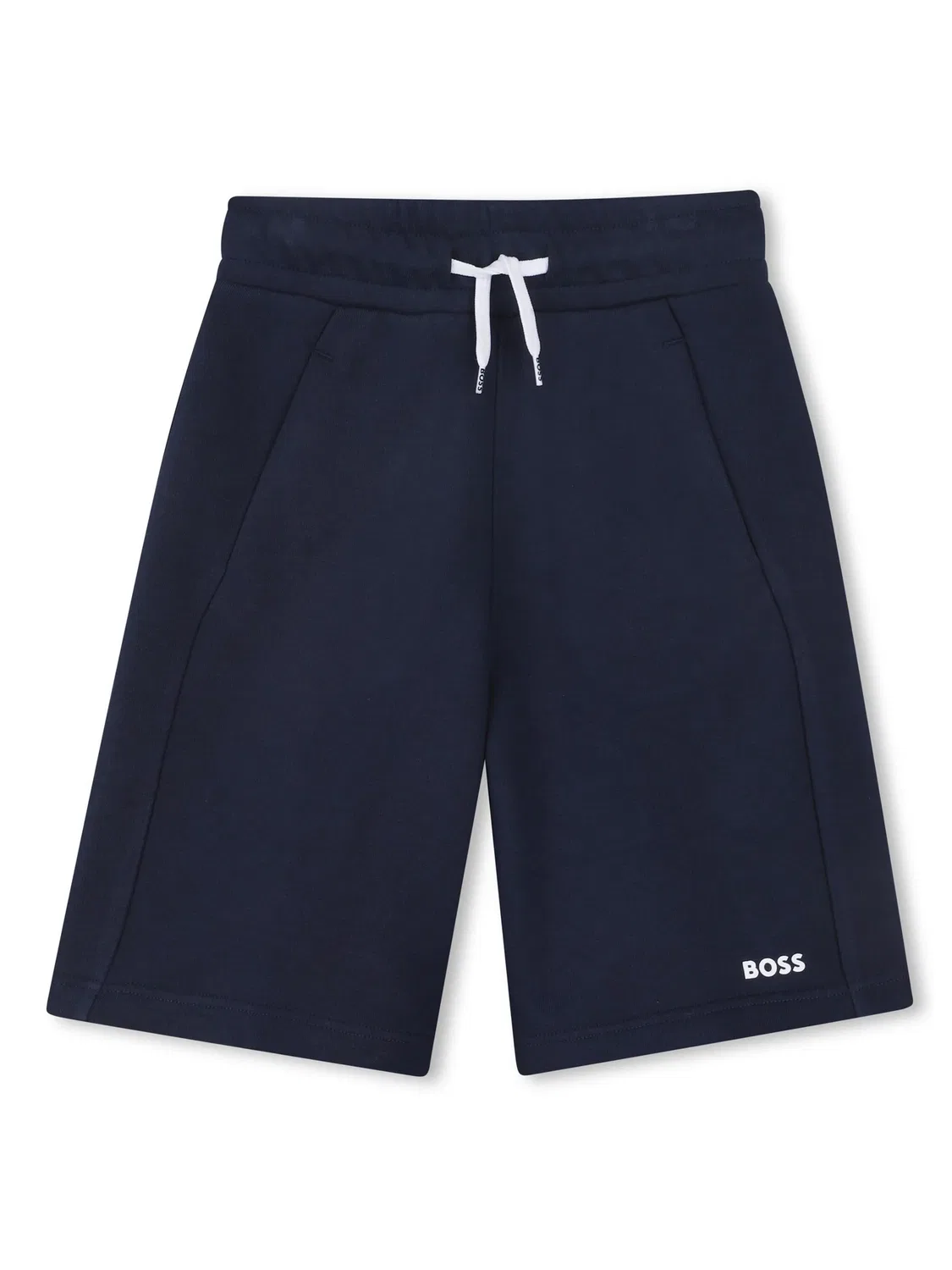 Шорты с логотипом BOSS, темно-синий