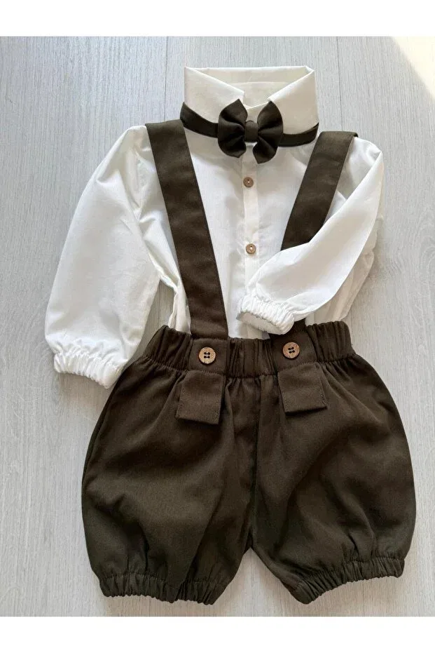 Детский комбинезон для мальчиков хлопковый Basics Ykr Design, Khaki