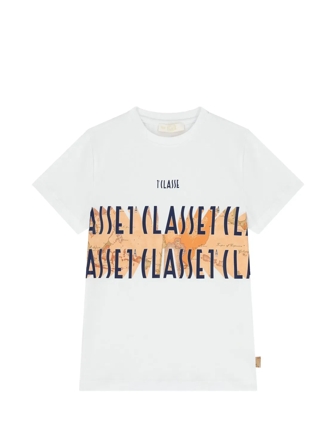 Комплект из топа и шортов с принтом Alviero Martini Kids, коричневый — фото 3