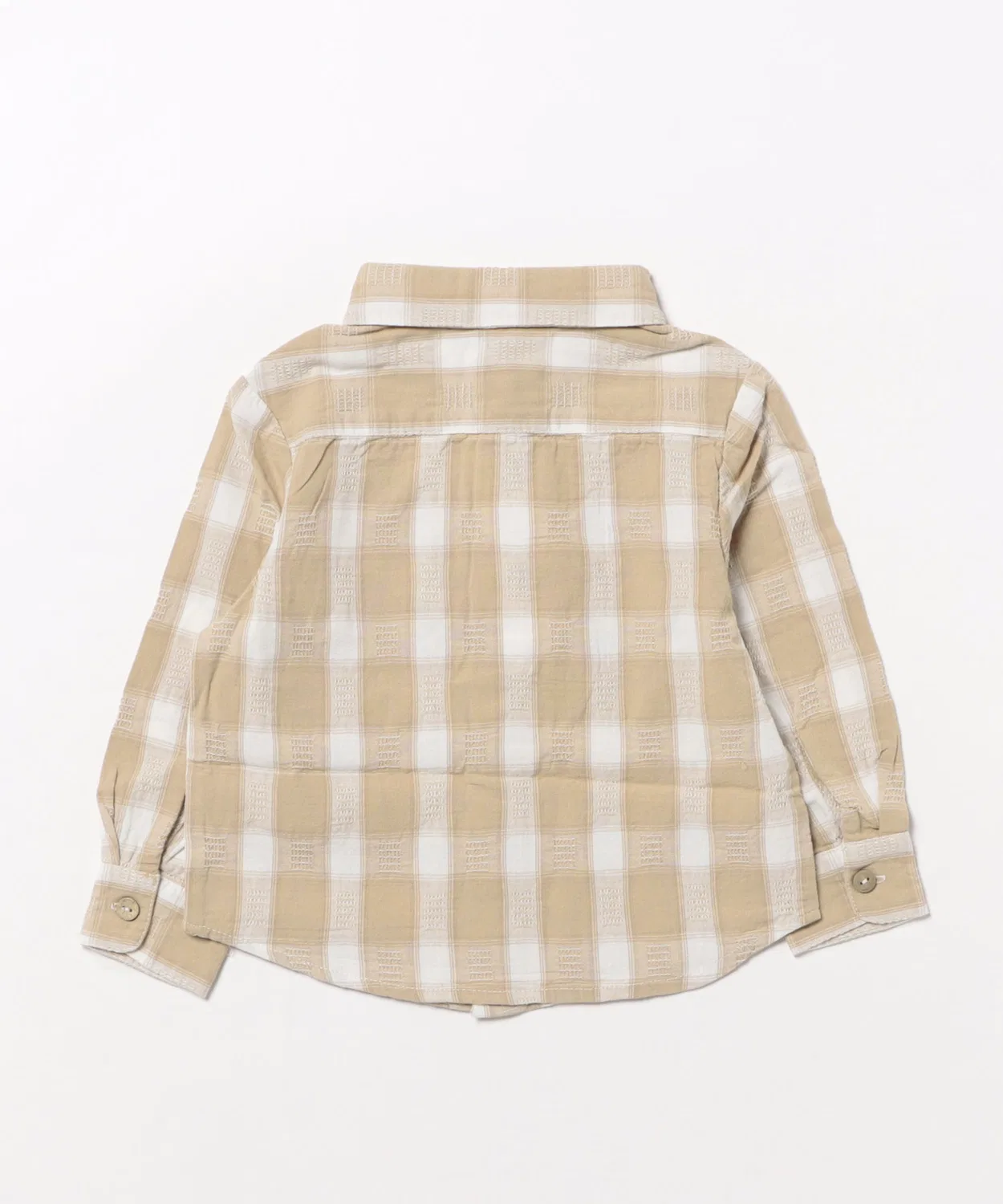 Детская рубашка с длинным рукавомPutty Plaid Rylee + Cru, Other — фото 2