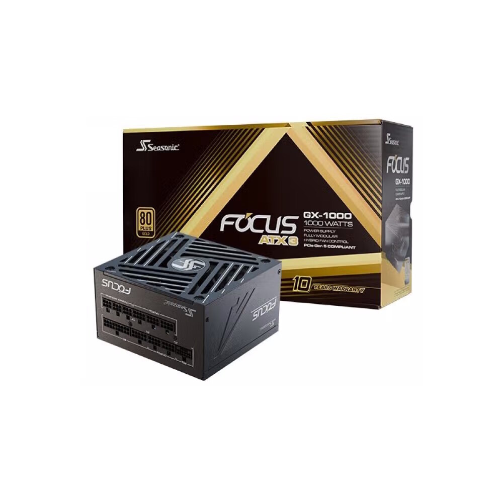 

Блок питания Seasonic FOCUS GX1000 V4, 1000 Вт, черный