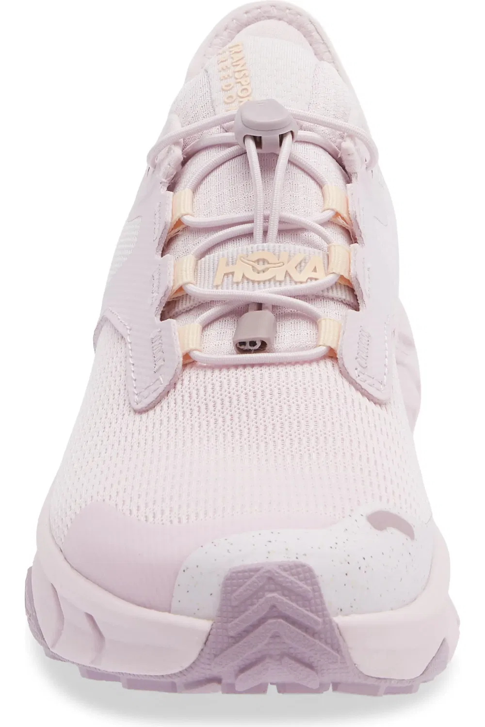 Детские кроссовки для хайкинга Transport Freedom HOKA, Lilac Cream/Tangerine Glow — фото 4