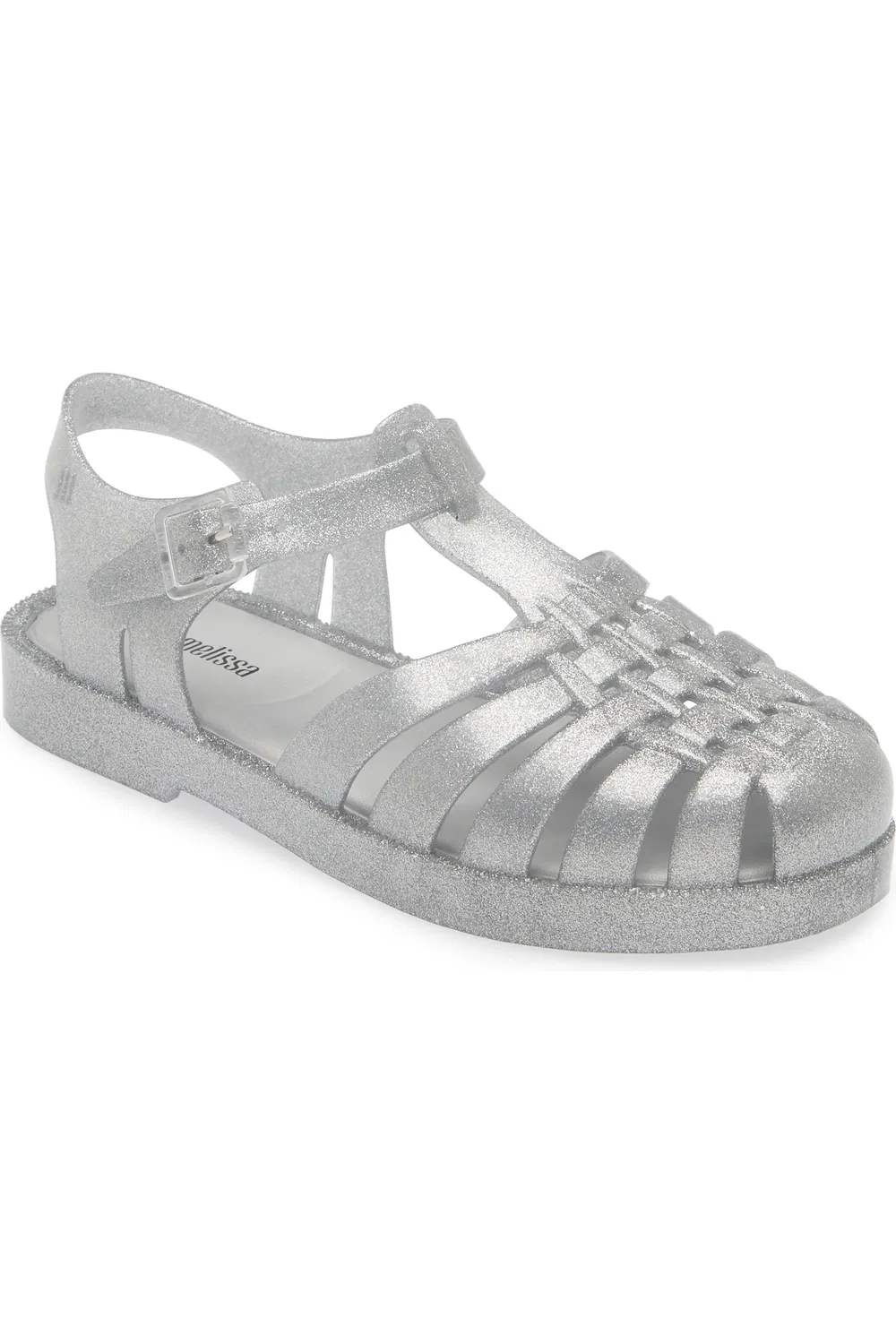 Детские сандалии рыбацкие ароматизированные Mini Melissa, Clear Glit