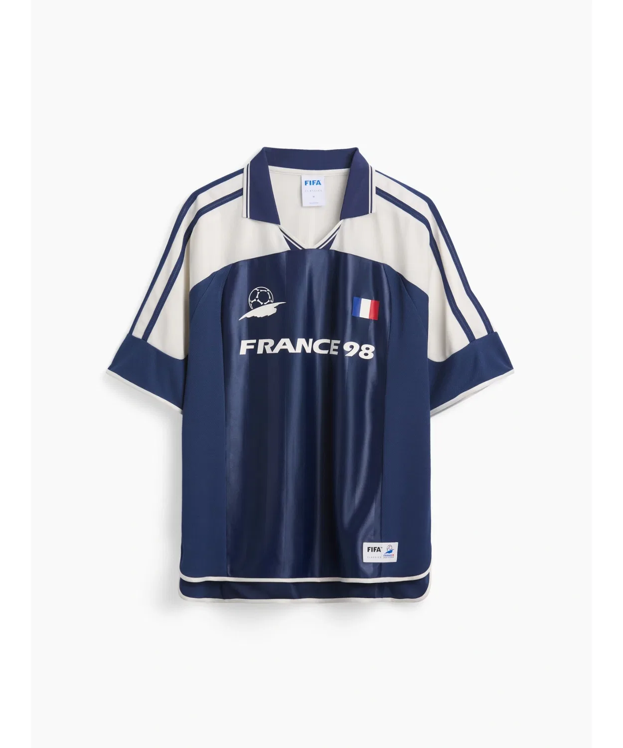 Мужская футболка с V-образным вырезом и принтом FIFA World Cup, модель Over Size Jersey GAP, Red — фото 3