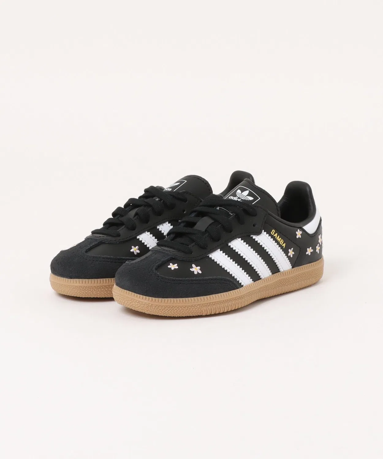 Детские кроссовки с цветочным принтом Samba OG C Adidas, Black