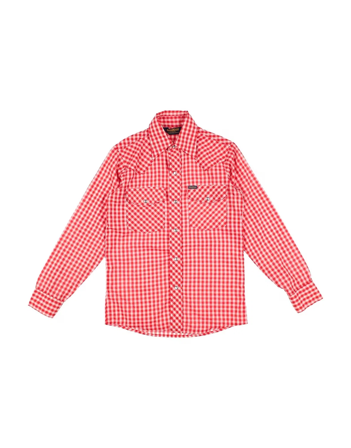 Детская рубашка для мальчиков клетчатая Oshkosh B'Gosh, красный