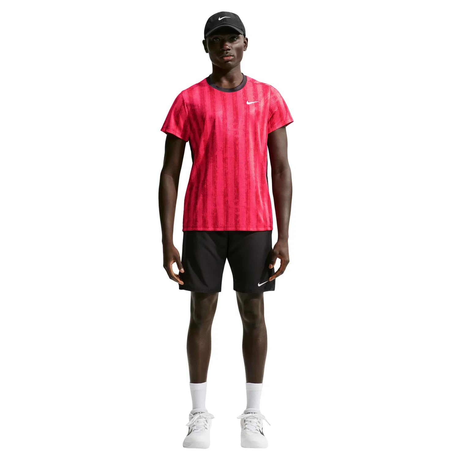 Мужская футболка с коротким рукавом Nike Court Victory Dri-FIT, красный — фото 4