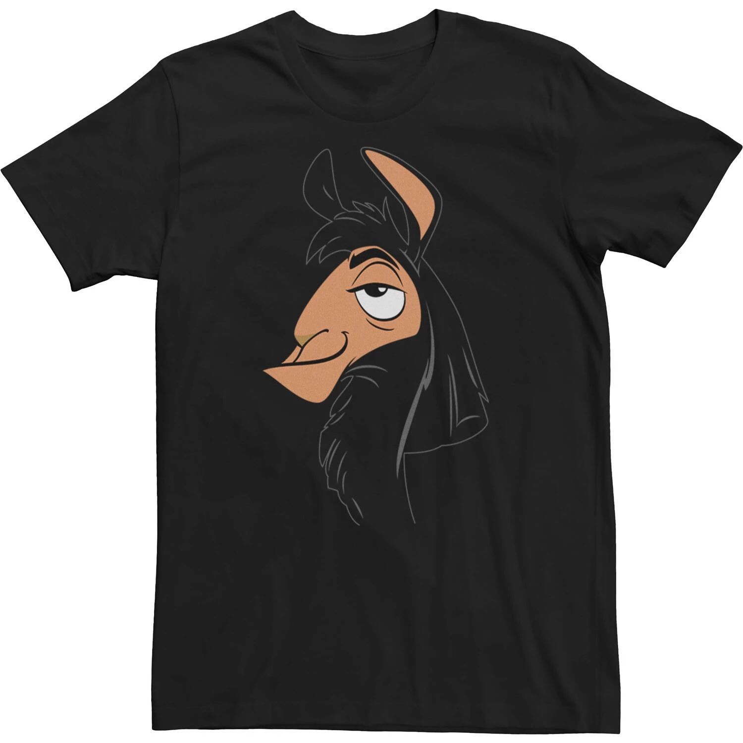 

Мужская футболка Disney The Emperor's New Groove Kuzco с большим лицом Licensed Character