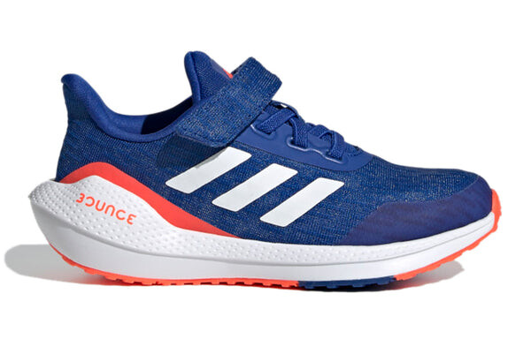 Кроссовки eq21 run velcro j Adidas, синий — фото 2