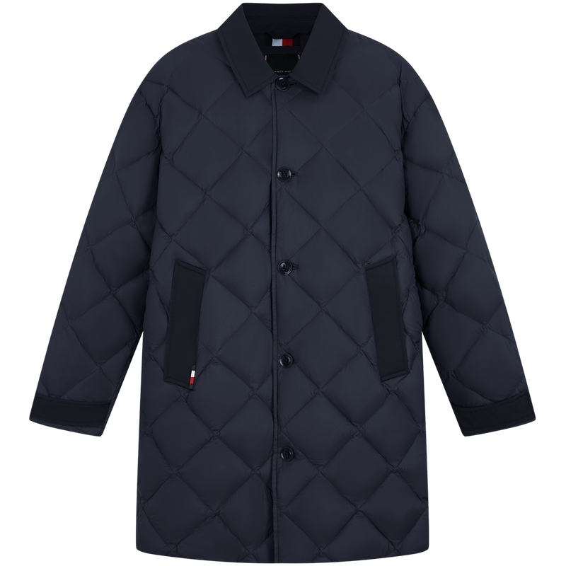 Мужская пуховая куртка Tommy Hilfiger, зеленый — фото 3