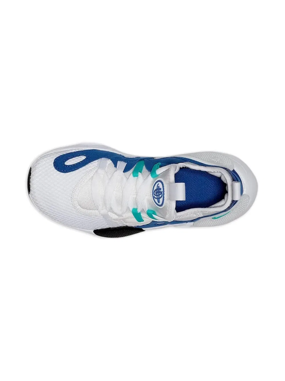 Кроссовки Huarache edge txt bp "white/white/hyper jade" Nike Kids, белый — фото 2