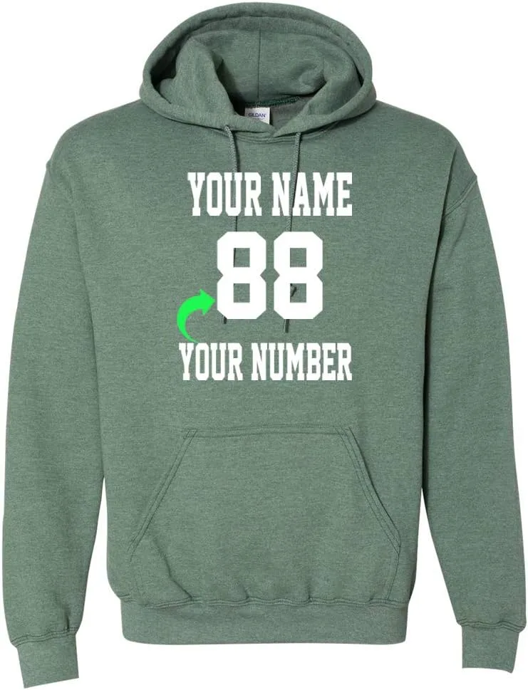 

Персонализированный худи с именем и номером Just Customized