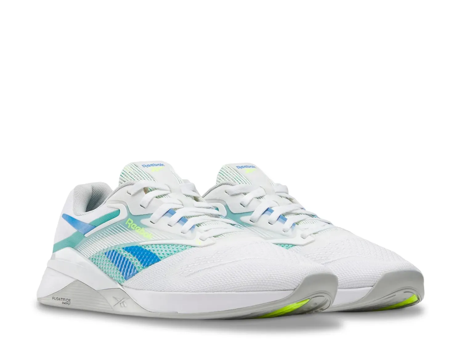 Кроссовки Reebok Nano X4 Training, белый/аквамариновый/синий — фото 2