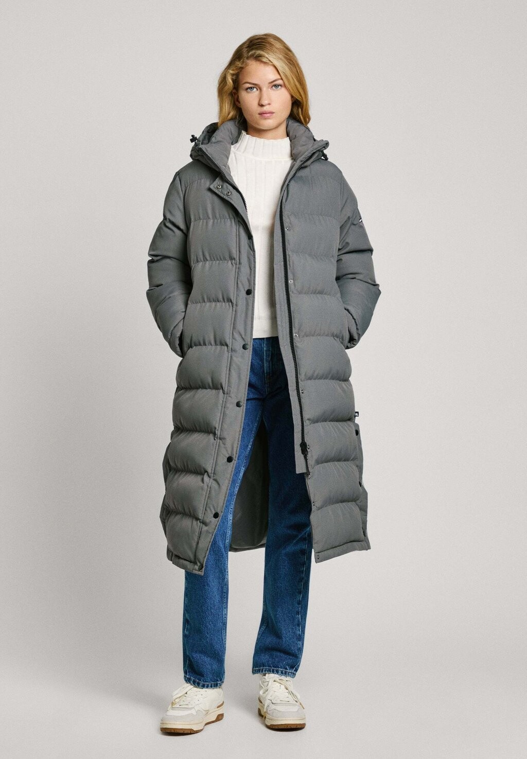 

Зимнее пальто BIBI LONG Pepe Jeans, темно-серый