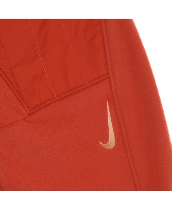 Утепленные флисовые тренировочные штаны цвета лобстера/красный Nike, красный — фото 4