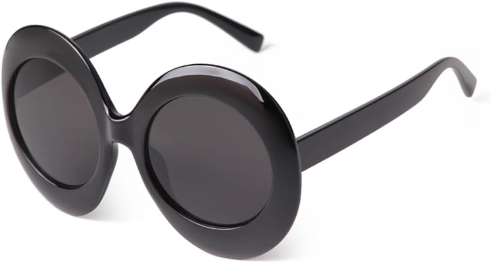 

Солнцезащитные очки с защитой UV400 | Большая круглая прозрачная оправа с розовым леопардовым принтом | Для женщин и мужчин, для занятий спортом на открытом воздухе и вождения DSVIGF, 01