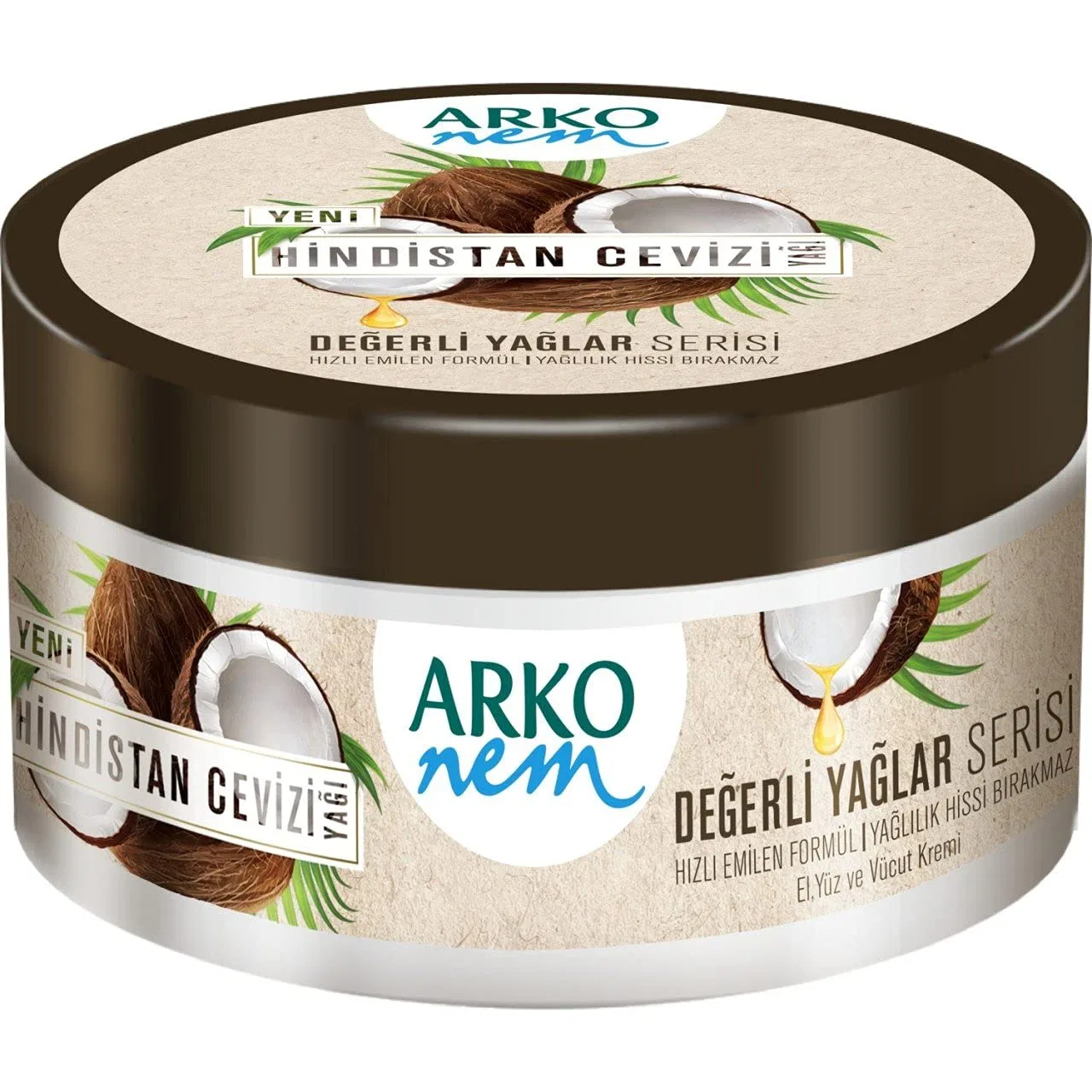 Легкий увлажняющий крем «Luxury Moisturizer Coconut Milk Formula» от Arko NEM Arko