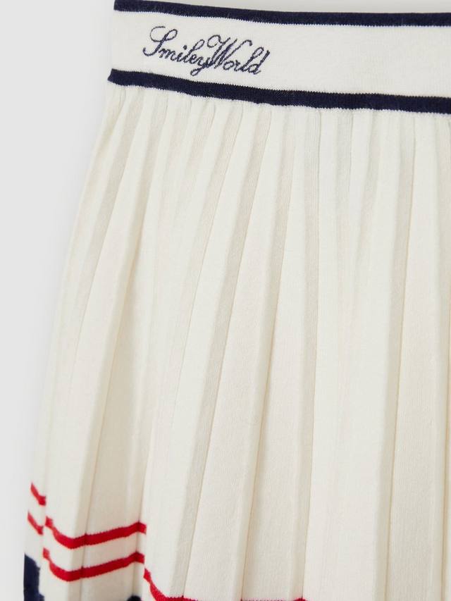 Детская плиссированная юбка Taya с улыбкой Reiss, Off White — фото 2