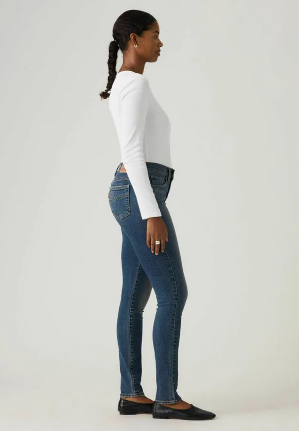 311 heritage skinny jeans skinny fit Levi'S, Leaving Early - Med Indigo - Worn In — фото 4