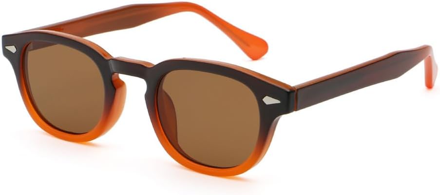 

Солнцезащитные очки UV400 - Маленькая оправа, панк-стиль, градиентная расцветка, для женщин и мужчин, для бега и занятий спортом на открытом воздухе UYPTK, Black Tea Tea