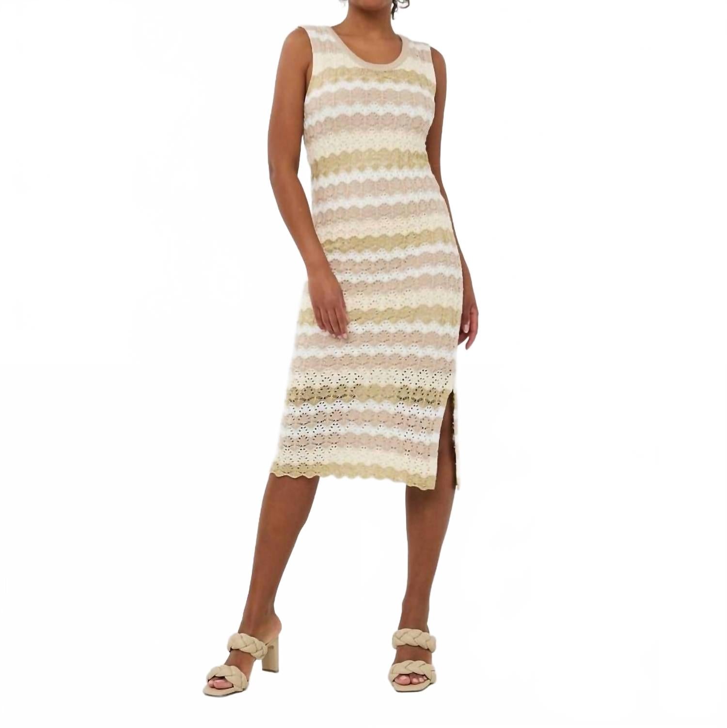 

Платье Ajour в полоску с узором ESQUALO, Print