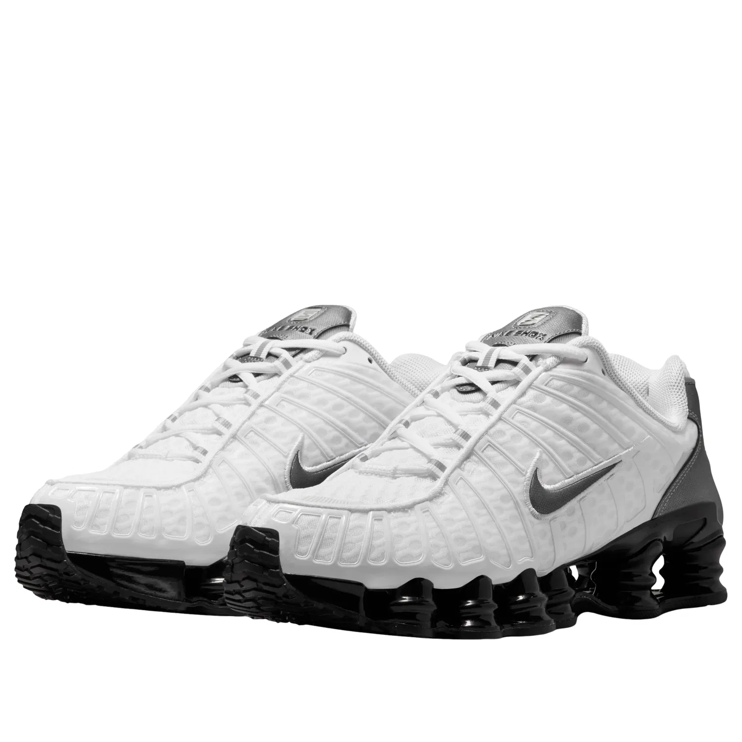 Кроссовки Nike Shox TL 'White Black Cool Grey' IR2005-100, белый — фото 4