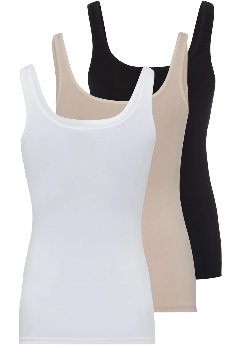

Майка скинни "Cotton Tank Top" (3 шт.) Skiny, цвет Trio Selection
