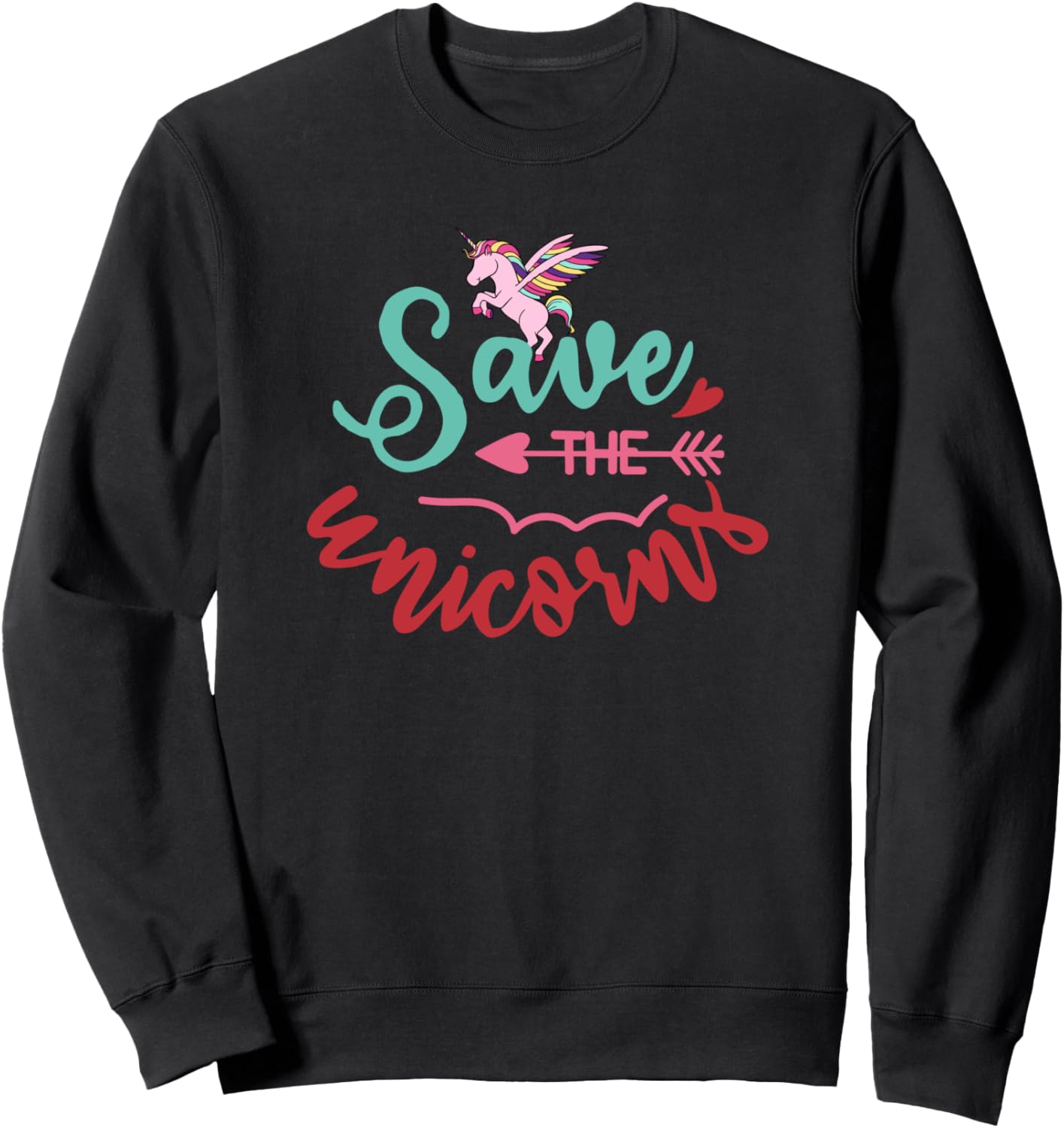 

Спасите единорогов! - Забавная толстовка для любителей единорогов Save The Unicorns, черный