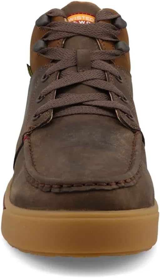 Ботинки Twisted X Men's 15 см, круглый носок, Nano Toe, Shitake & Distressed Saddle — фото 4