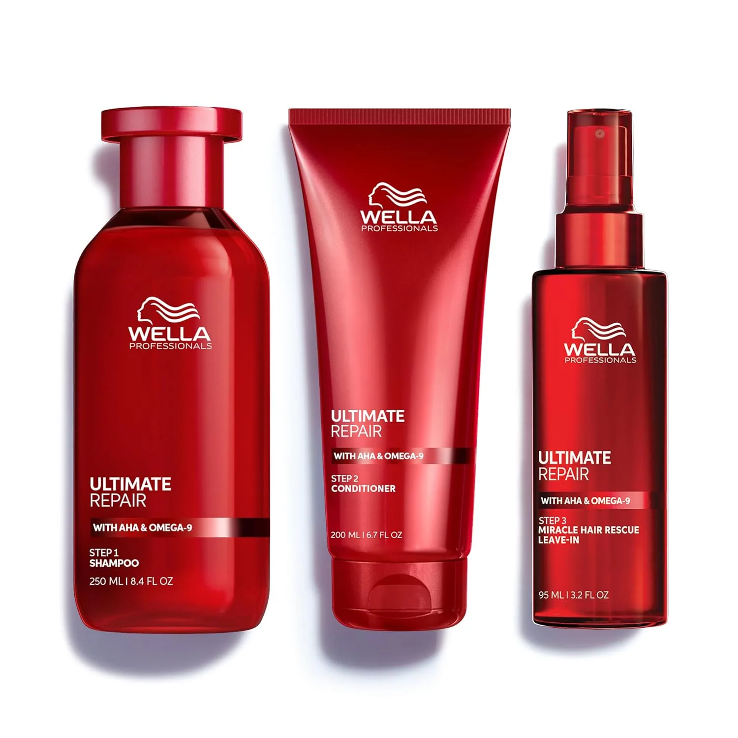 Wella Professionals ULTIMATE REPAIR шампунь, кондиционер и несмываемый уход Miracle Hair Rescue 541 мл (1 шт.)