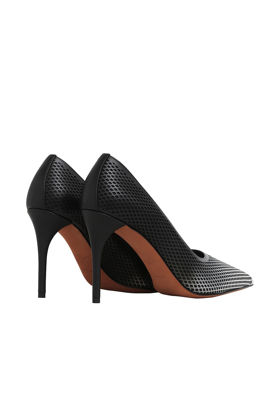 Туфли женские ALAÏA, цвет Noir & Argent — фото 3