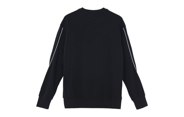 Толстовка giant logo sweatshirt (gender natural) men's black Adidas, черный — фото 2