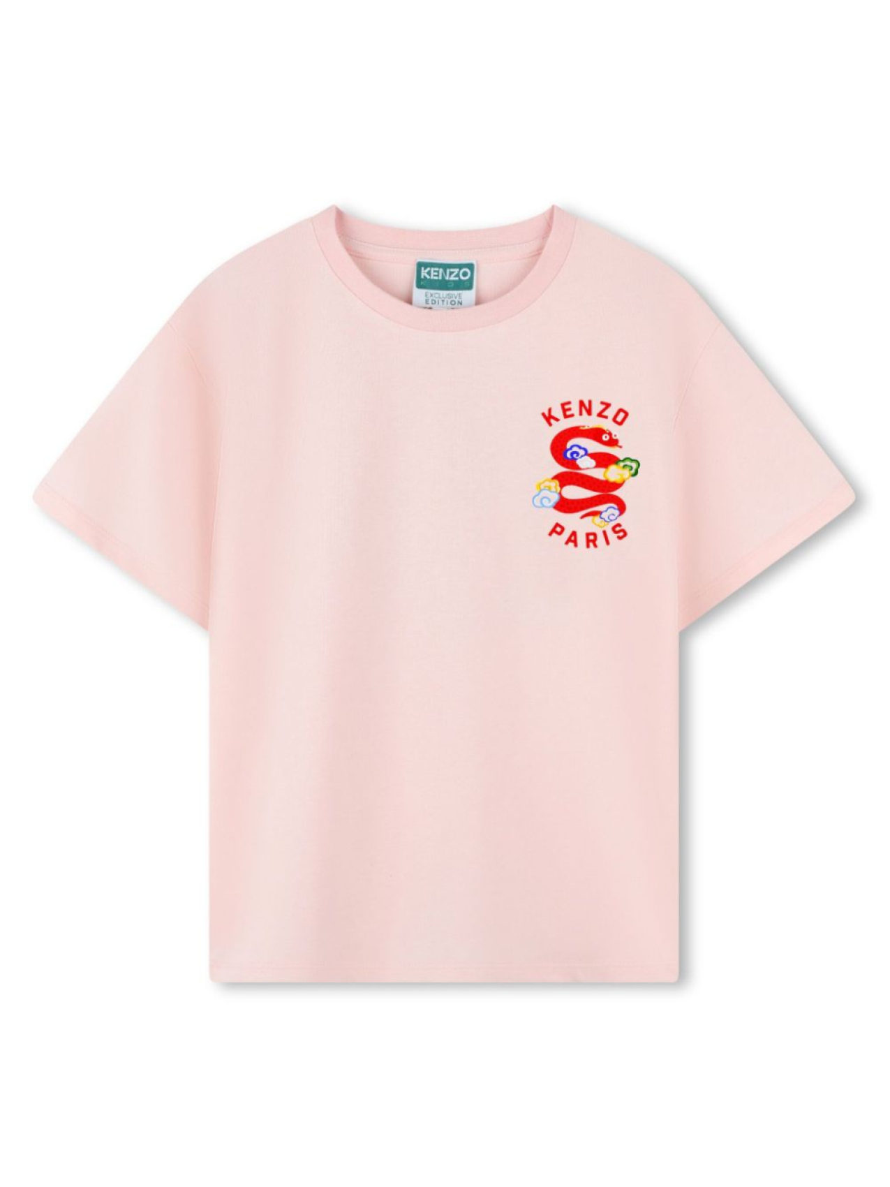 

Kenzo Kids футболка с логотипом, розовый