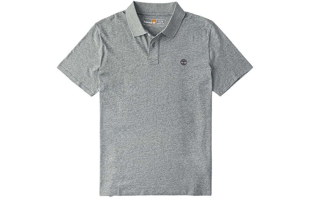 

Рубашка поло мужская Medium Heather Grey Timberland, серый