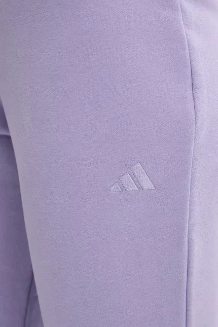 Джоггеры с высокой посадкой Adidas, фиолетовый — фото 4