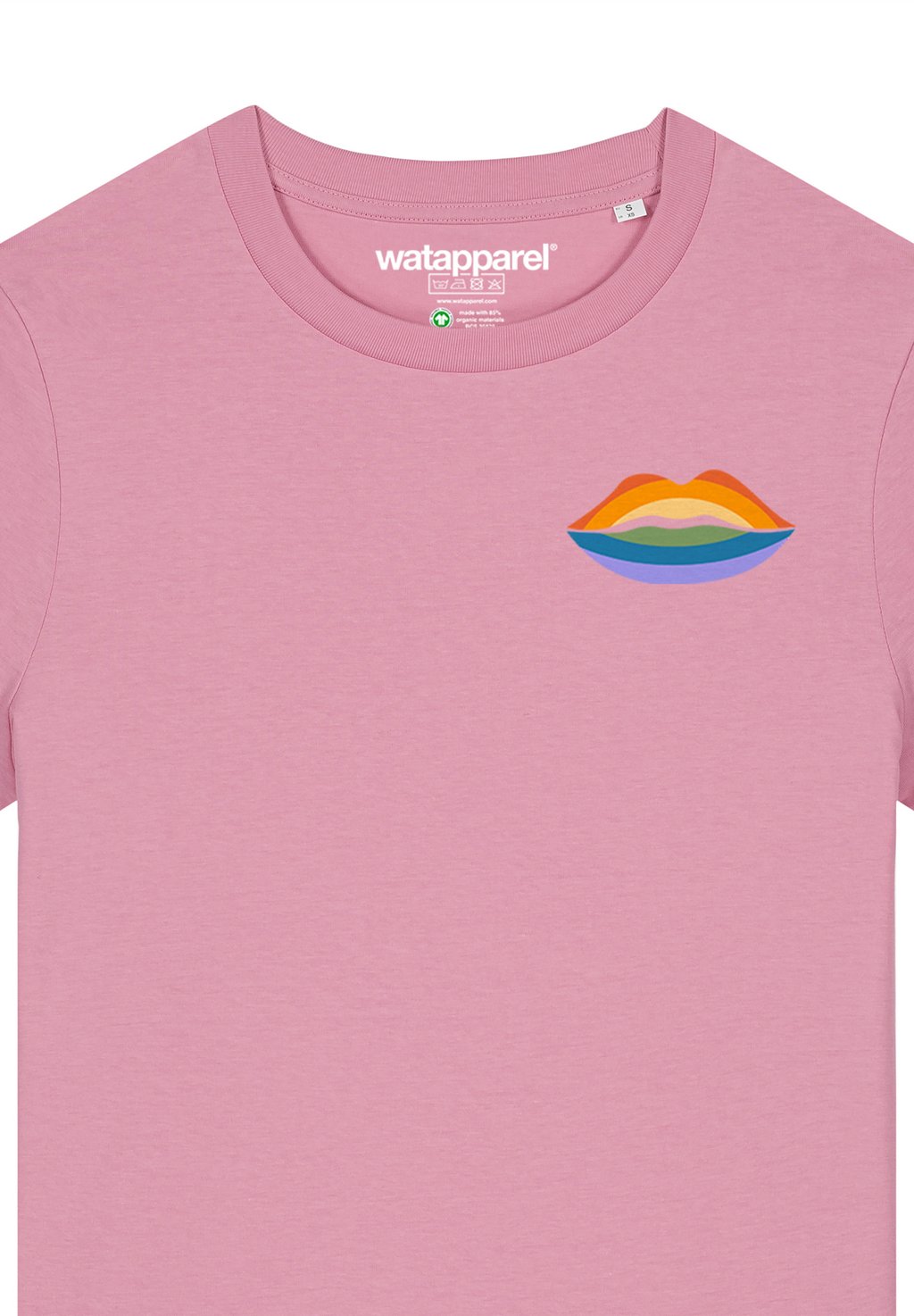 

Футболка с принтом watapparel, светло-розовый