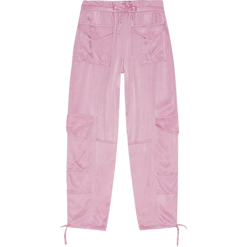 

Брюки карго на шнурке GANNI, светло-фиолетовый
