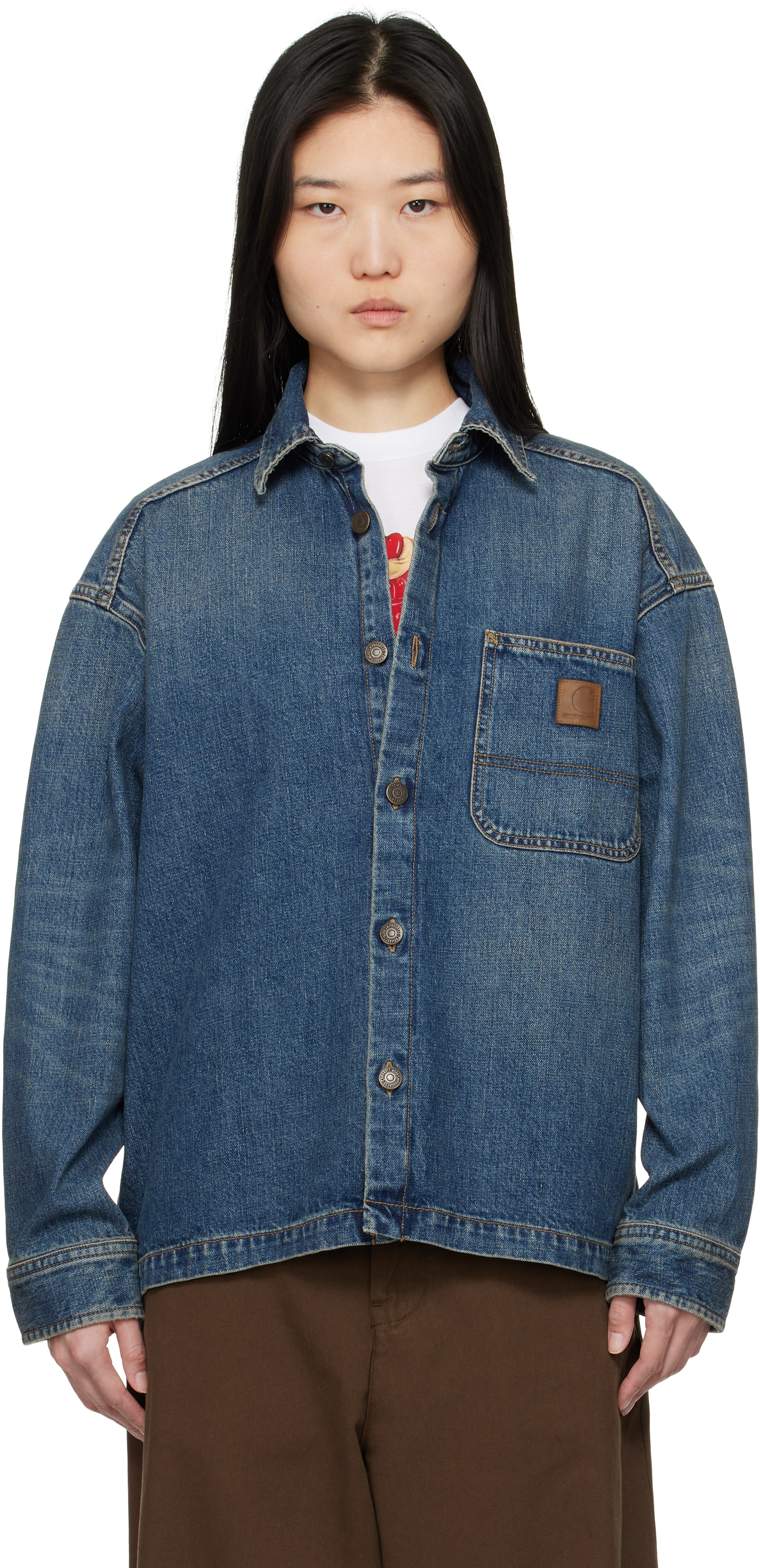 

Синяя джинсовая куртка Lovilia Carhartt Work In Progress