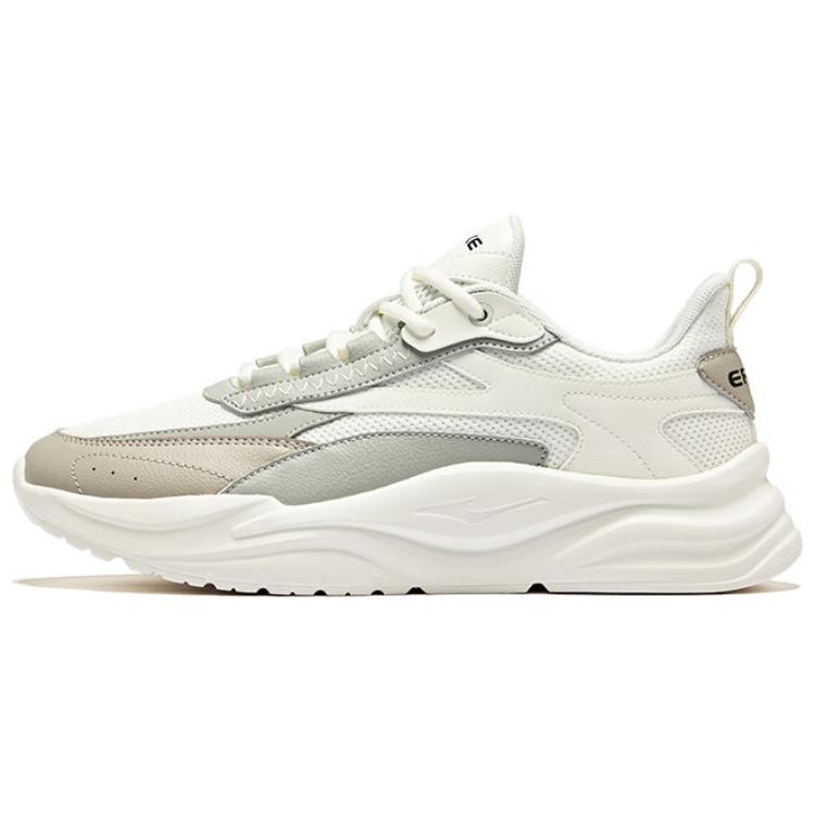 

Случайная Встреча 2.0 Сбалансированные Легкие Низкие Кроссовки Повседневные Мужские Бело-Серые Erke, Микрокристаллический Белый/Светло-Серый