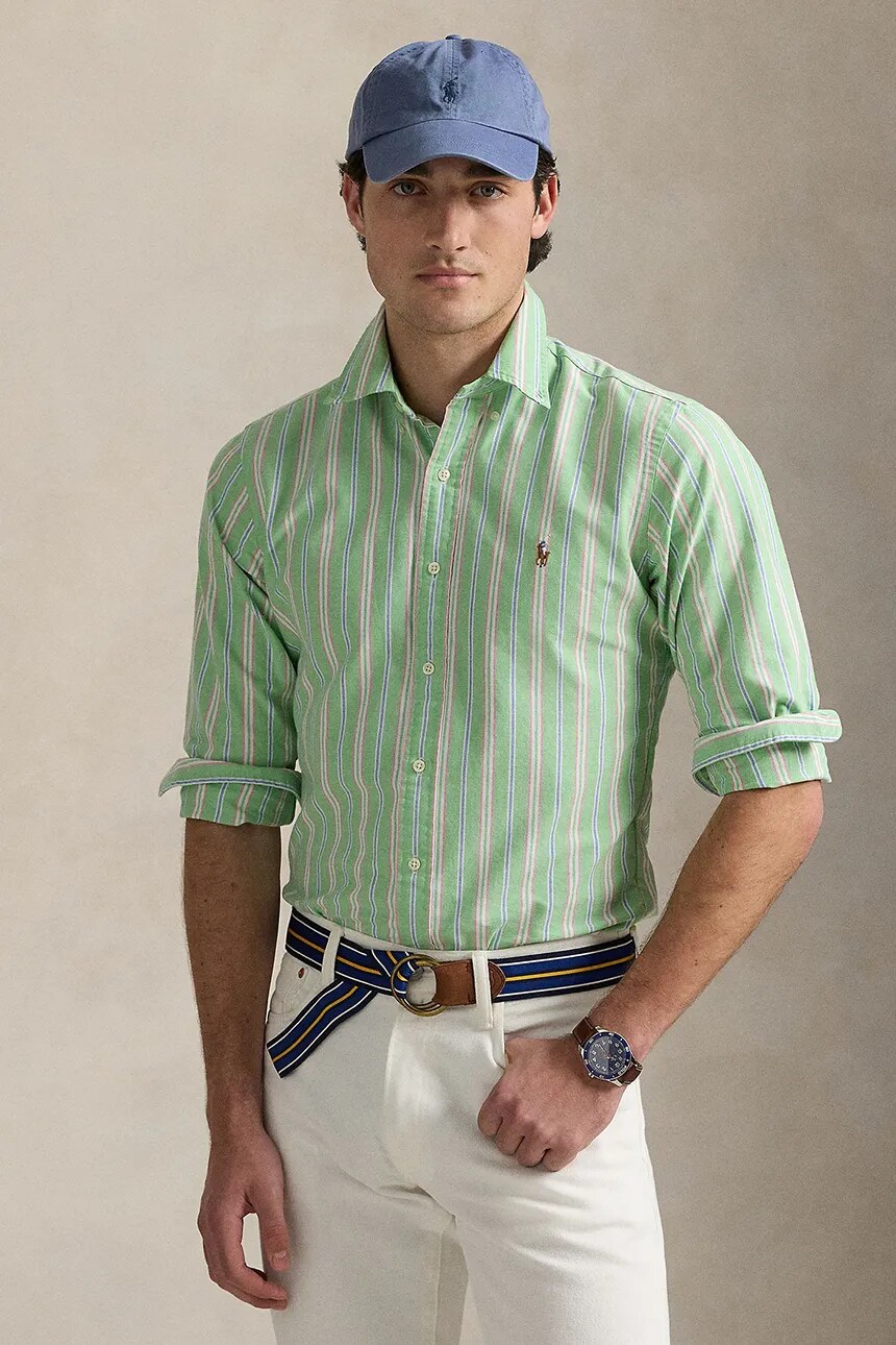 

Рубашка из хлопка Polo Ralph Lauren, зеленый
