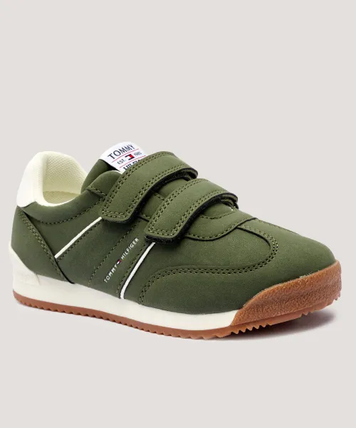 

Кроссовки на липучке Tommy Hilfiger, зеленый