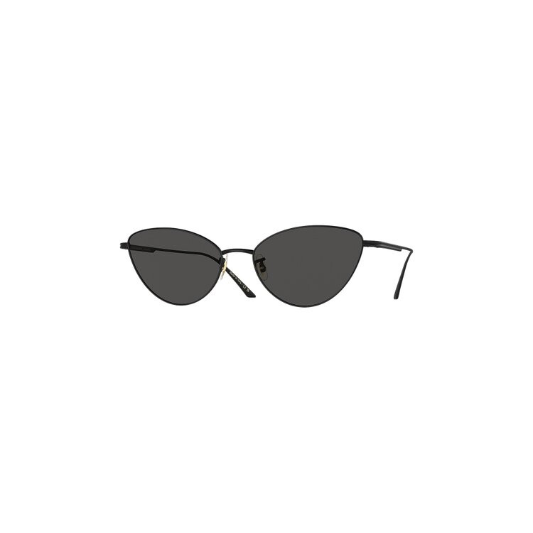 

Солнцезащитные очки Khaite Metal Cateye Sunglasses, черный