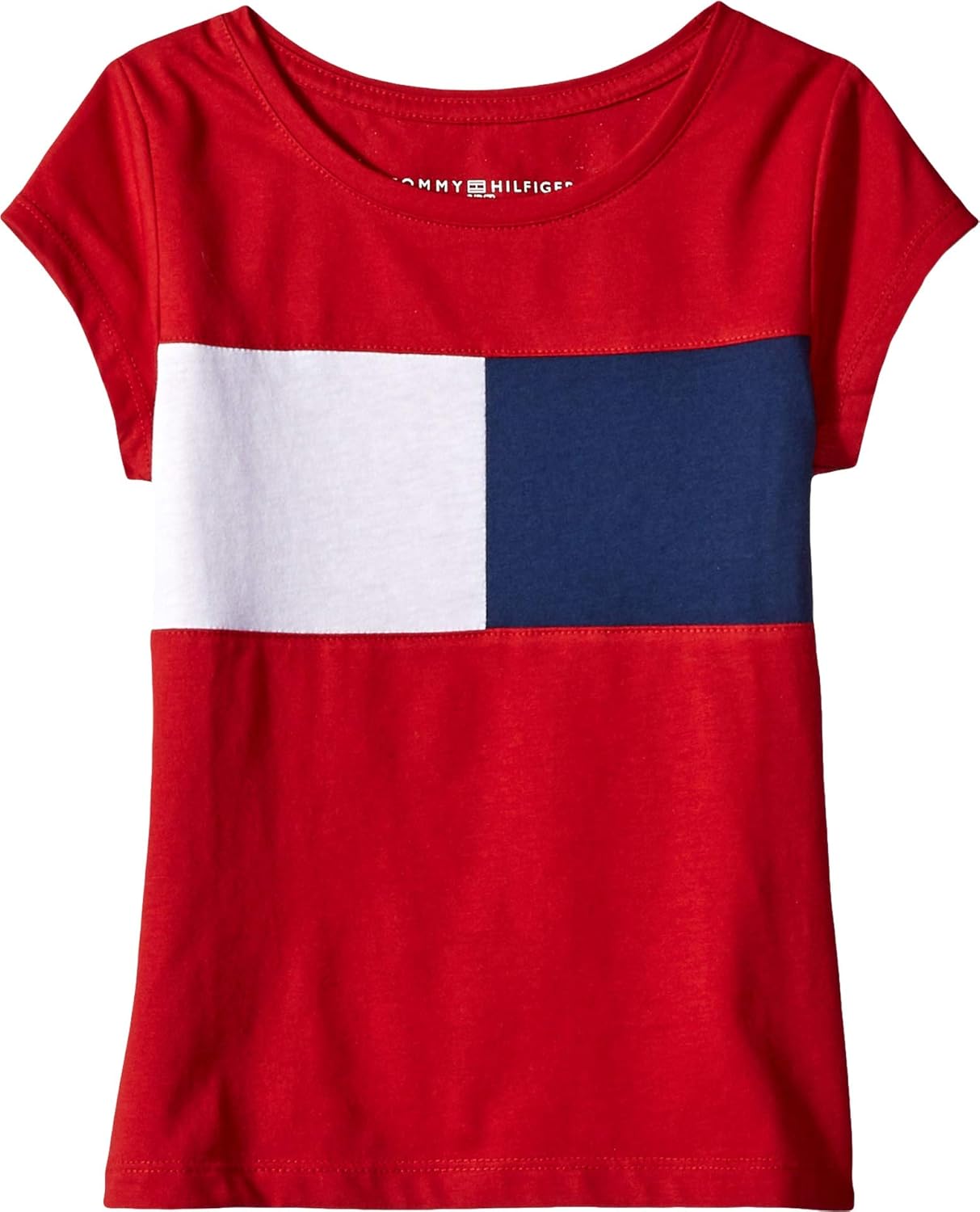 

Футболка с коротким рукавом и логотипом-флажком Tommy Hilfiger для девочек, Regal Red 4053, Красный, Футболка с коротким рукавом и логотипом-флажком Tommy Hilfiger для девочек, Regal Red 4053