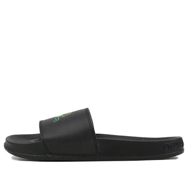 Тапочки x noritake black slippers New Balance, черный