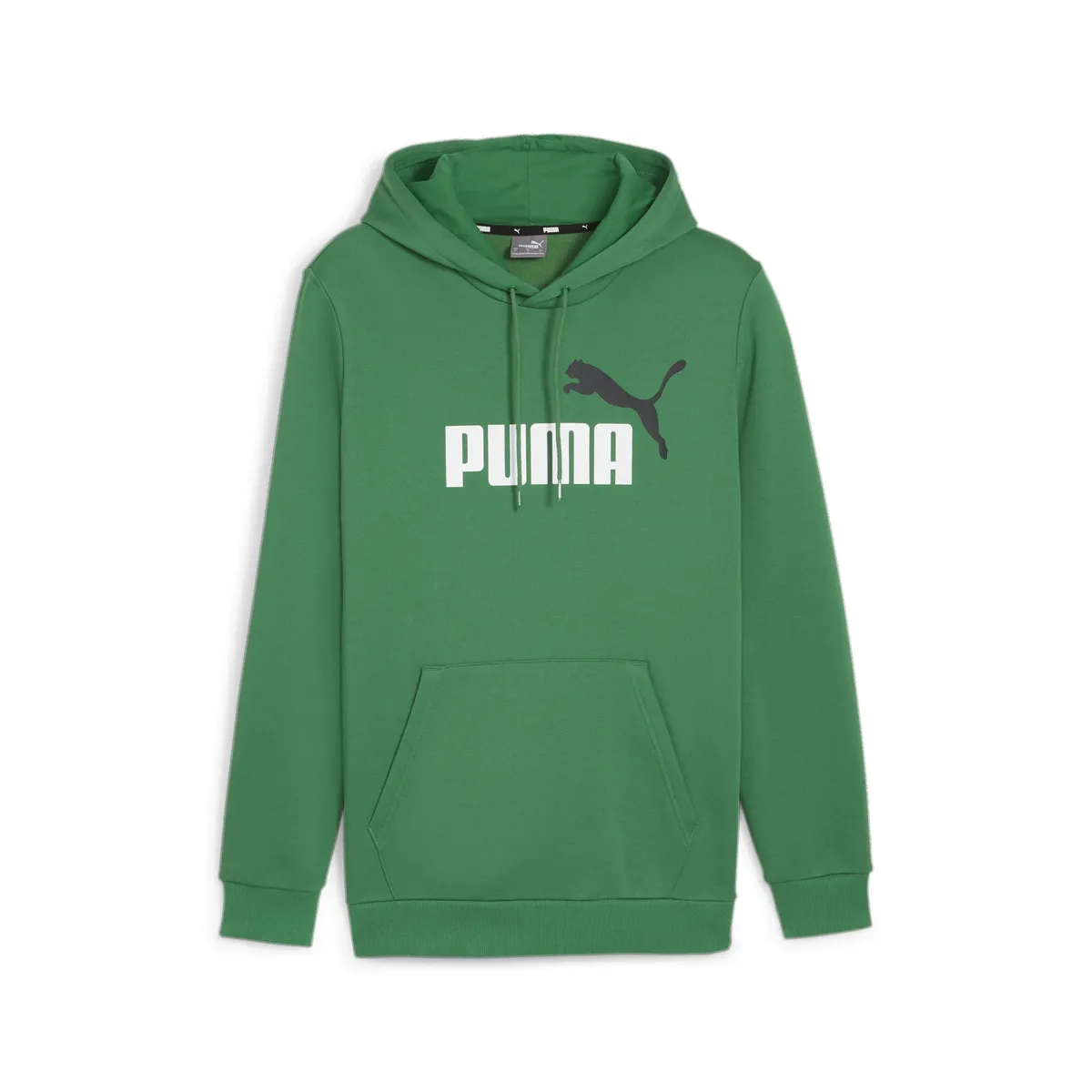 

Толстовка PUMA с капюшоном "ESS+ 2 COL BIG LOGO HOODIE FL", зеленый